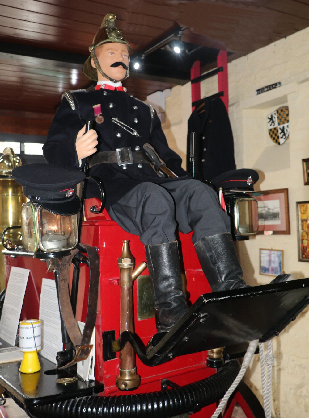 Victorian Fireman on Steam Pump